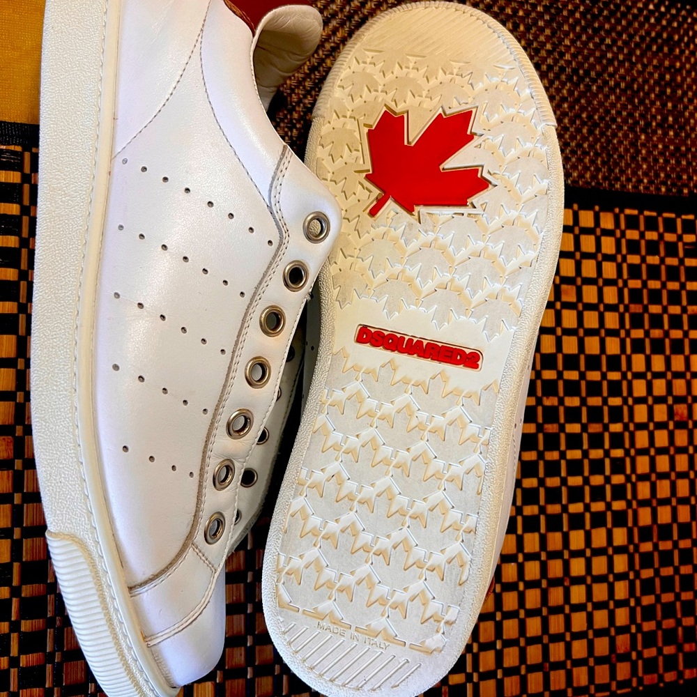 Fairly used authentic Dsquared2 sneakers .